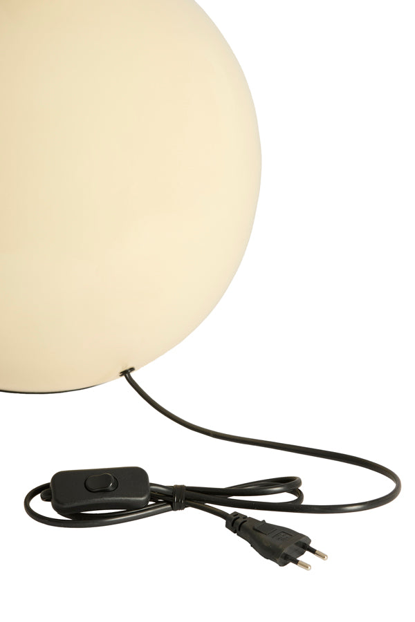 Lamp base 31x53 cm BENAO shiny cream
