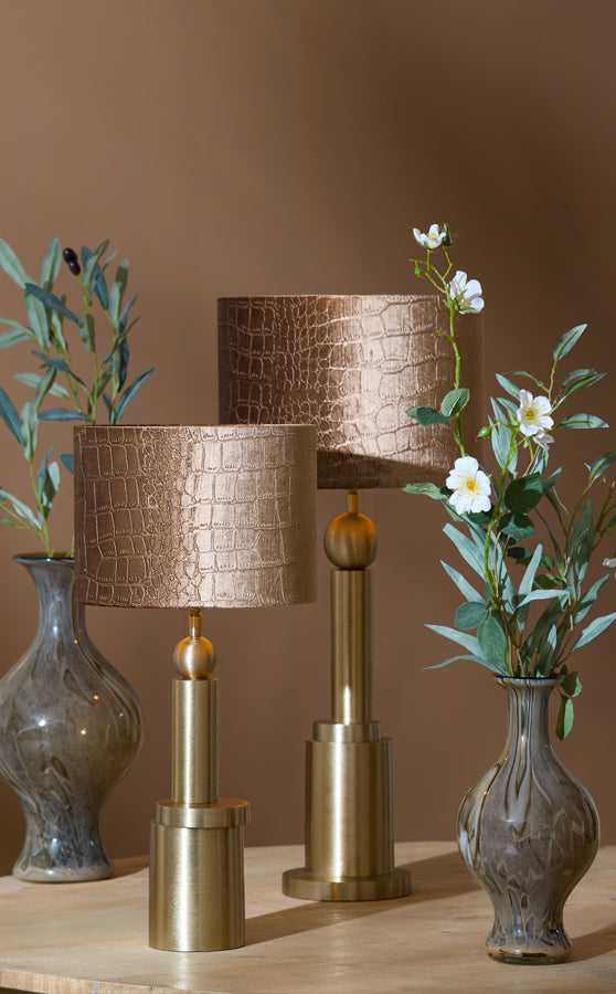 Lamp base 15x46 cm VIVINO matt gold