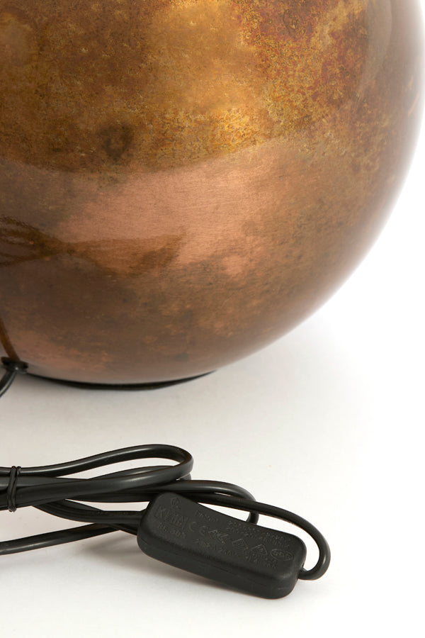 Lamp base 25,5x33 cm BENU copper-bronze