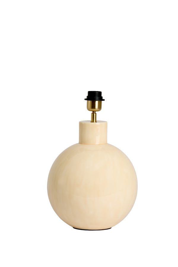 Lamp base 25,5x33 cm BENU shiny light pink-cream