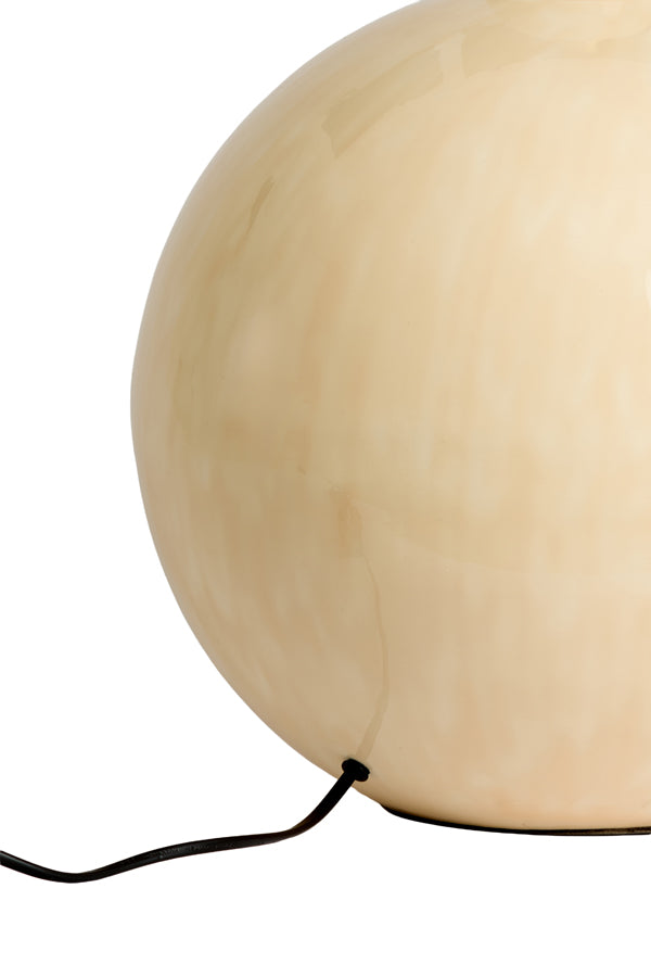 Lamp base 34,5x41,5 cm BENU shiny light pink-cream
