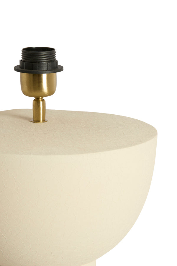 Lamp base 31x25 cm ISMARA matt cream