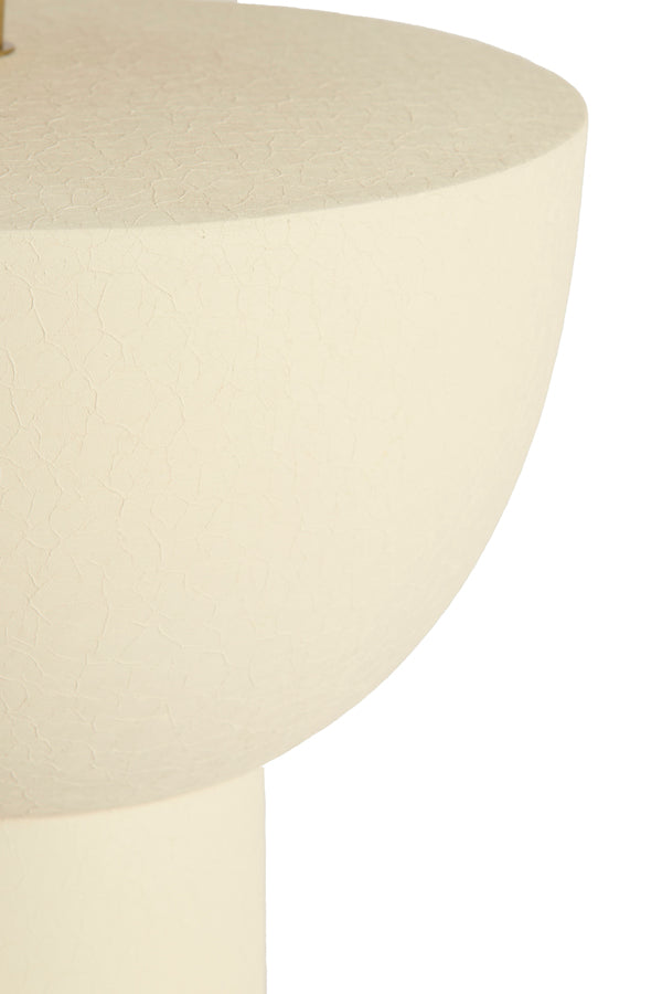 Lamp base 31x25 cm ISMARA matt cream