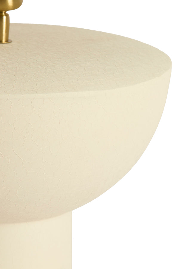Lamp base 27x38,5 cm ISMARA matt cream