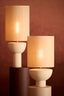 Lamp base 27x38,5 cm ISMARA matt cream