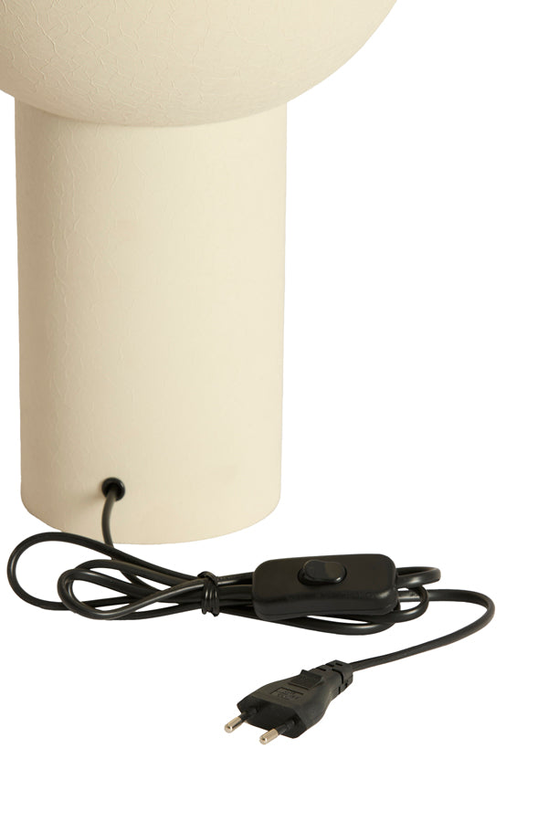 Lamp base 27x38,5 cm ISMARA matt cream