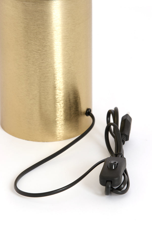 Lamp base 27x38,5 cm ISMARA matt gold