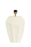 Lamp base 26x12x38 cm CORDOBA matt cream