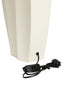 Lamp base 26x12x38 cm CORDOBA matt cream