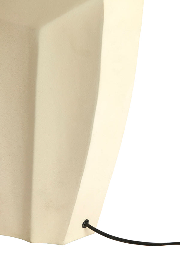 Lamp base 30x13x48 cm CORDOBA matt cream