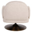 Lounge chair Kagney biscotti swivel