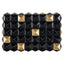 Storage box Velicia black/gold
