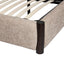 Bed Citadel sand tweed 160x200 (mattress size (excl.))