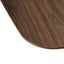 Dining table Windsor walnut 230 brass base