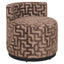 Lounge chair Franny brown labyrinth