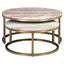 Coffee table Bottega Blush beige (Set of 2)