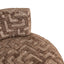 Lounge chair Franny brown labyrinth