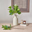 Green Hydrangea Leaf Pack of 6