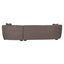 Sofa Pandora brown chunky lounge right