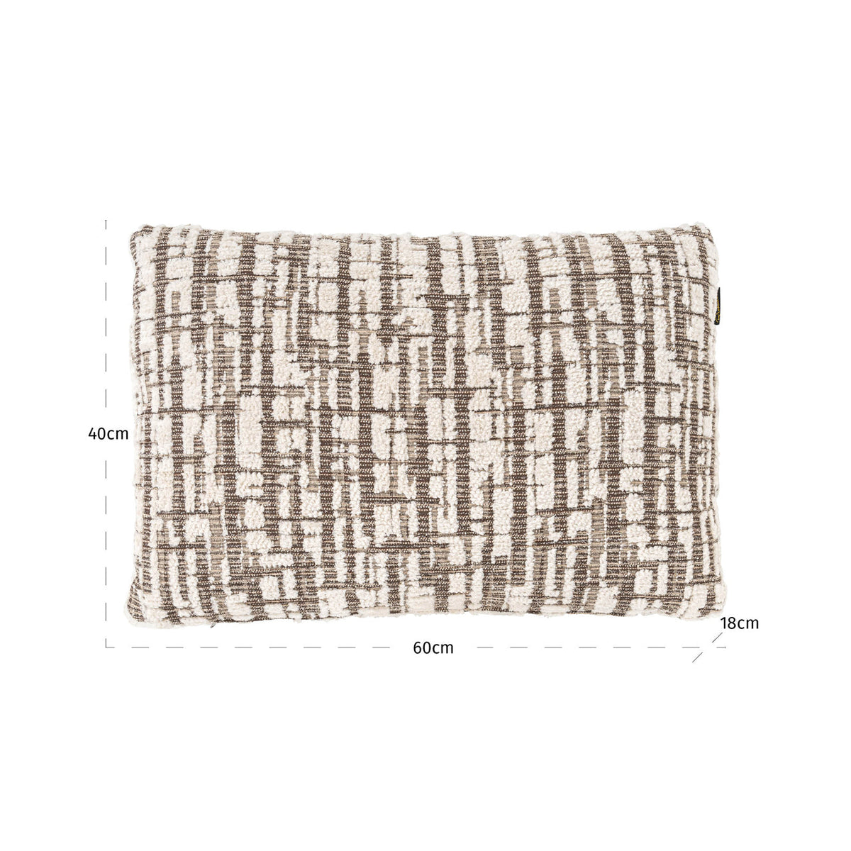 Cushion Oliv cream 40x60