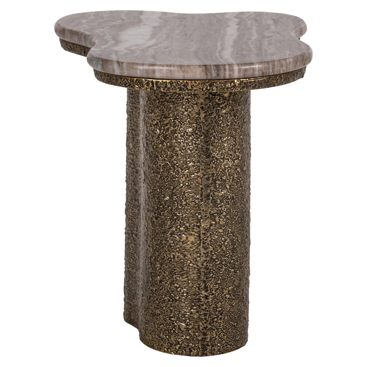 End table Abandos brass antique