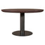 Dining table Baldwin spicebrown 130Ø