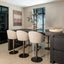 Bar stool Beverly natural fancy swivel