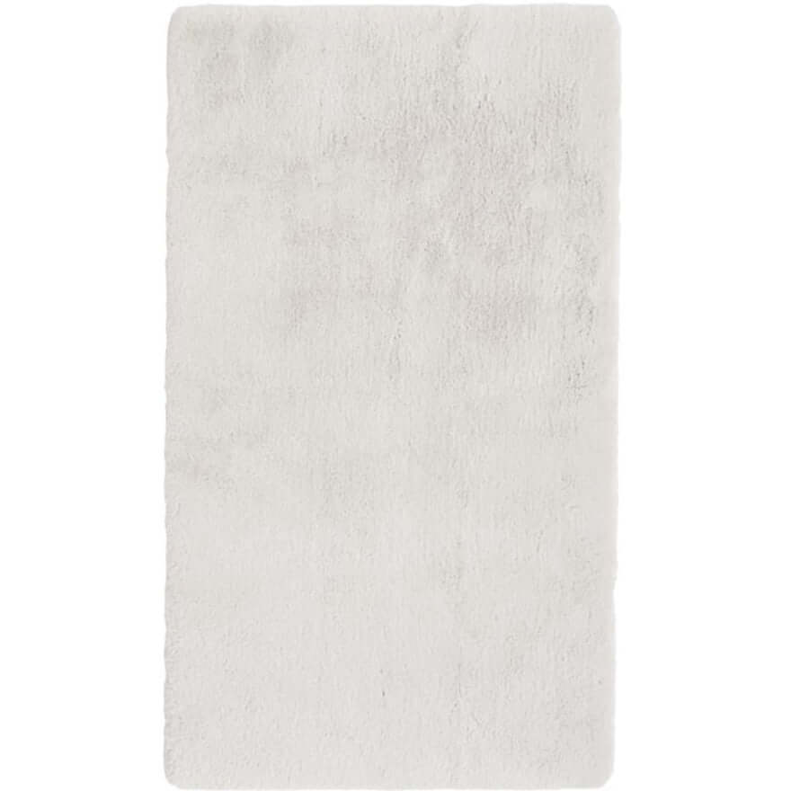 Luxury White Faux Fur Rug