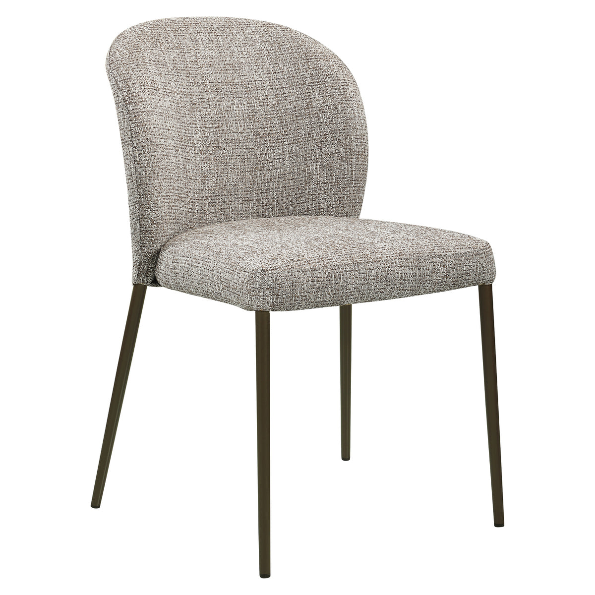 Dining chair Stacker  earth tweed fire retardant (Set of 2)