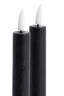 Dinner candle LED S/2 2x22+2x22 cm ALIRA black