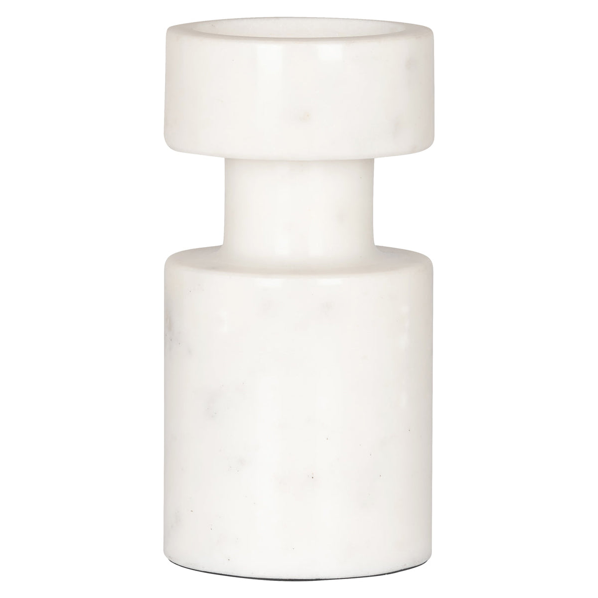 Candle holder Melle white small