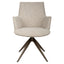 Dining chair Dakota natural chunky swivel with arm