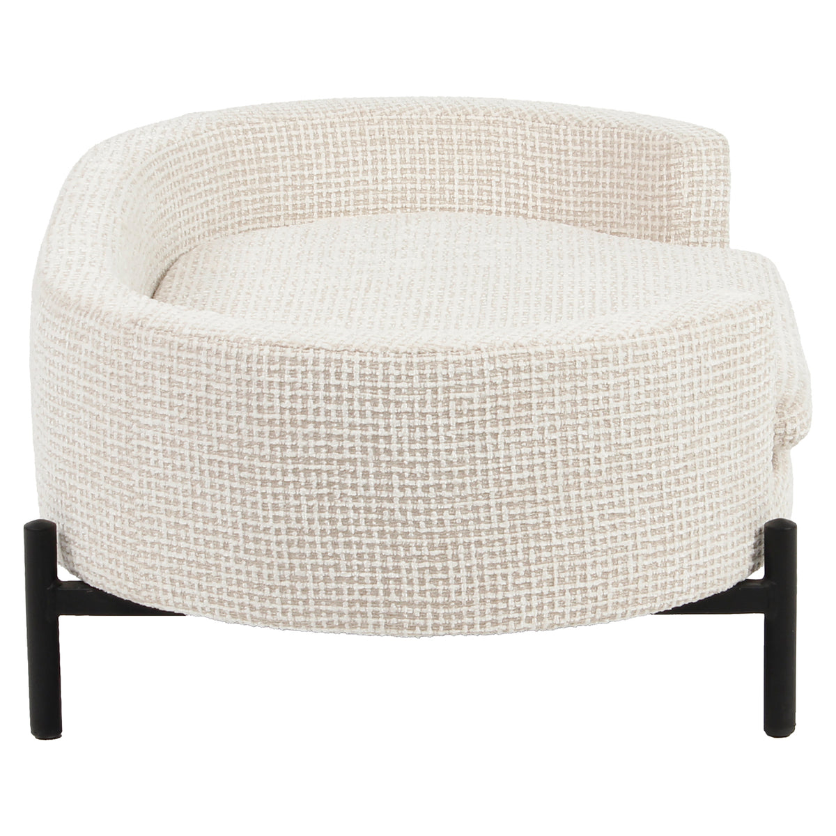 Pet bed Dolly beige blockweave