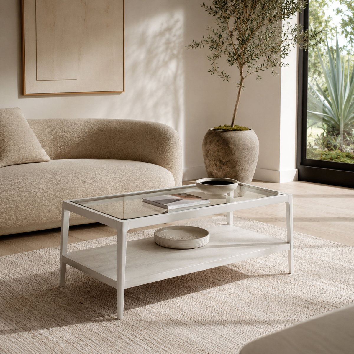 Abberley Coffee Table - White