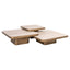 Coffee table Cumulus beige (Set of 3)