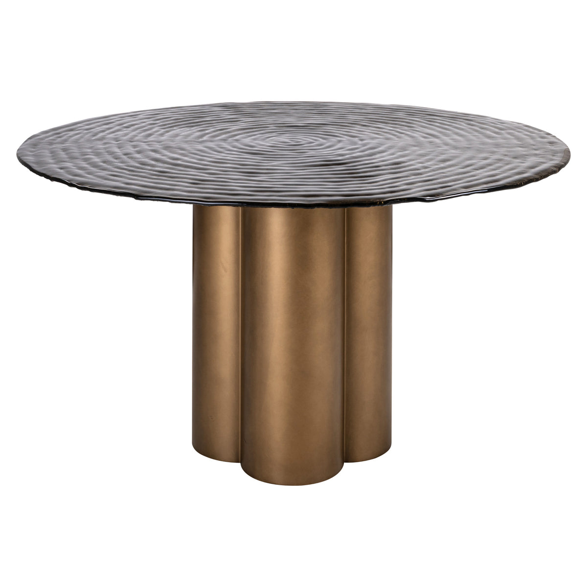 Dining table Glastonburry gold antique 135Ø