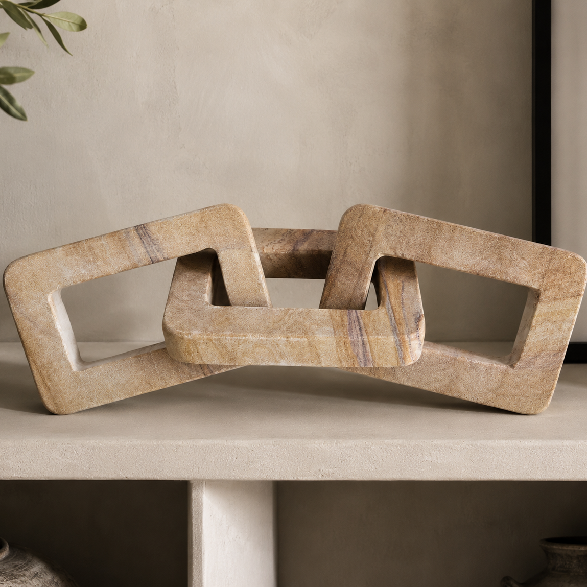 Pietra Rainbow Sandstone Three Link Decor Chain