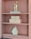 Decorative object Lilly white coral look