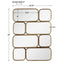 Canute Modern Gold Mirror