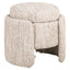 Pouffe & Footstool Cupid beige angora with storage