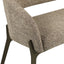 Dining bench Kenzi brown tweed