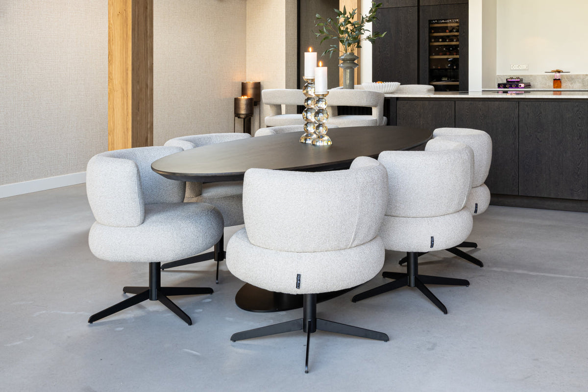 Candle holder Emie brown small