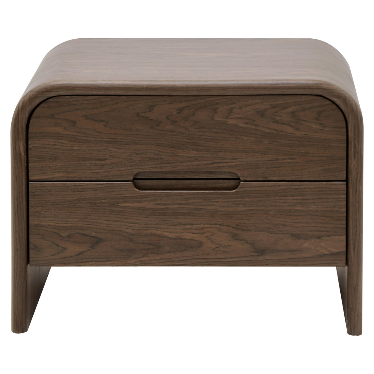 Nightstand Bedford brown 2-drawers