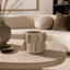 Sidra Small Cream Textured Planter
