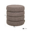 Pouffe & Footstool Adele brown chunky