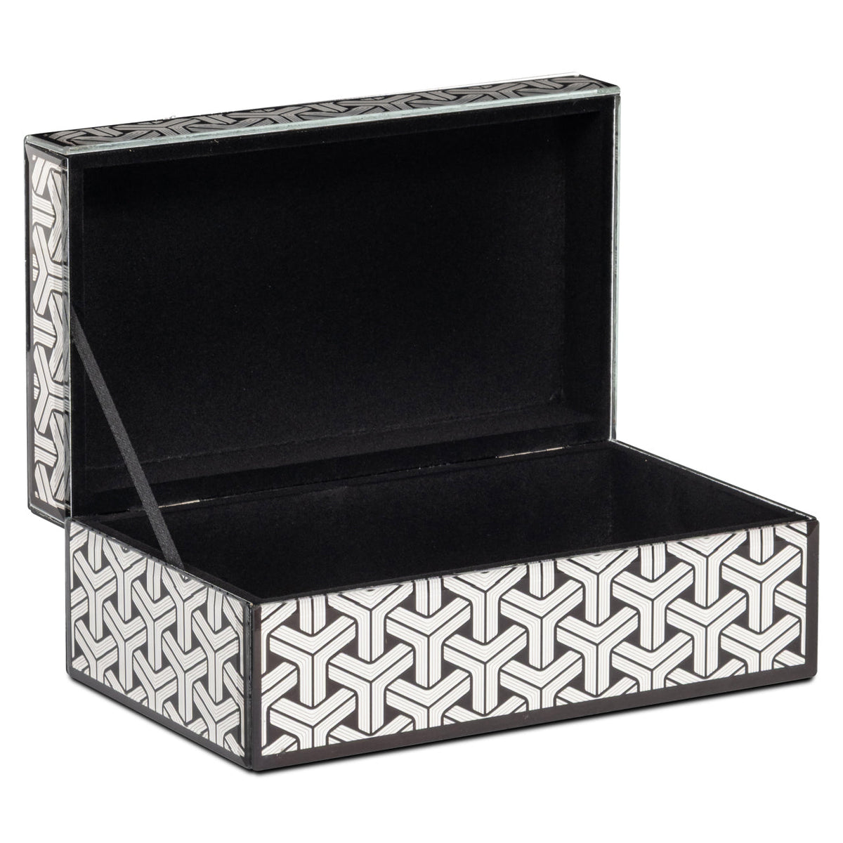 Storage box Feliz black/white small