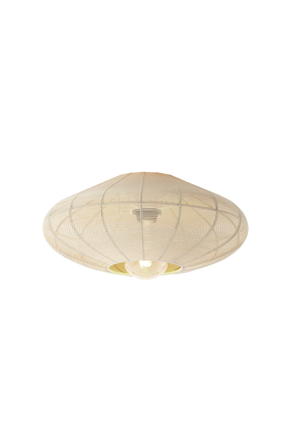 Ceiling lamp 40x17 cm BAHOTO matt cream