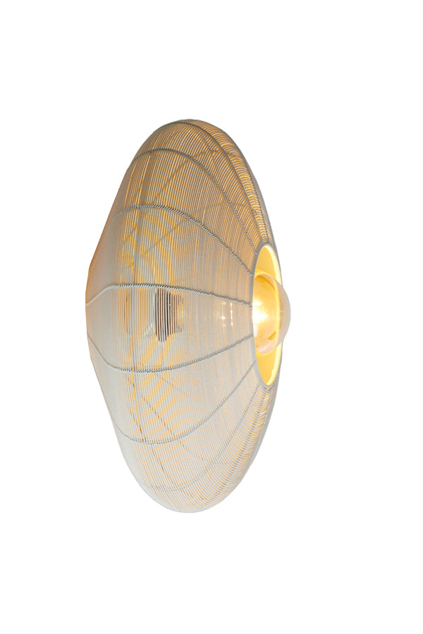 Ceiling lamp 40x17 cm BAHOTO matt cream