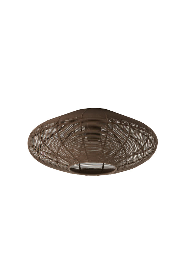 Ceiling lamp 40x17 cm BAHOTO matt dark brown