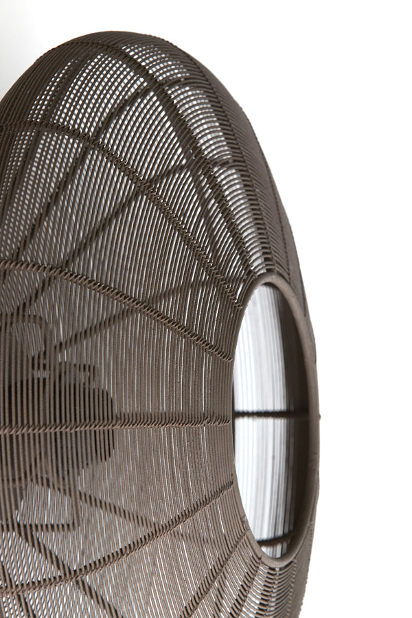 Ceiling lamp 40x17 cm BAHOTO matt dark brown